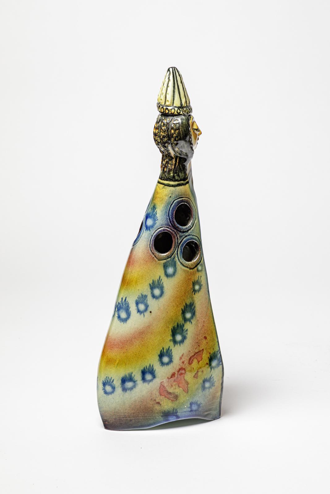 Rara escultura de cerámica de Accolay, hacia 1960-1970. Francés en venta