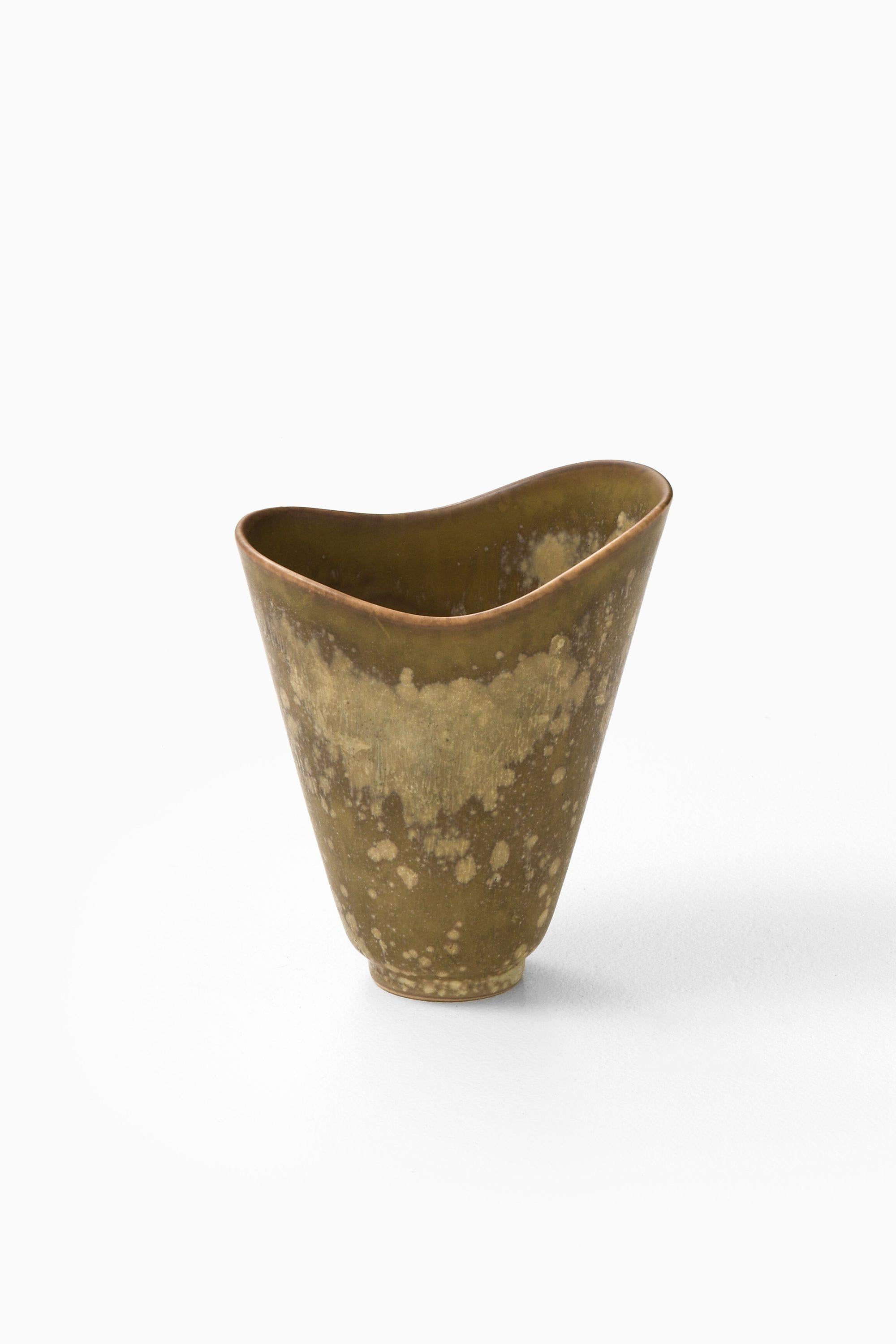Scandinavian Modern Rare Ceramic Vase by Carl-Harry Stålhane, 1960's For Sale