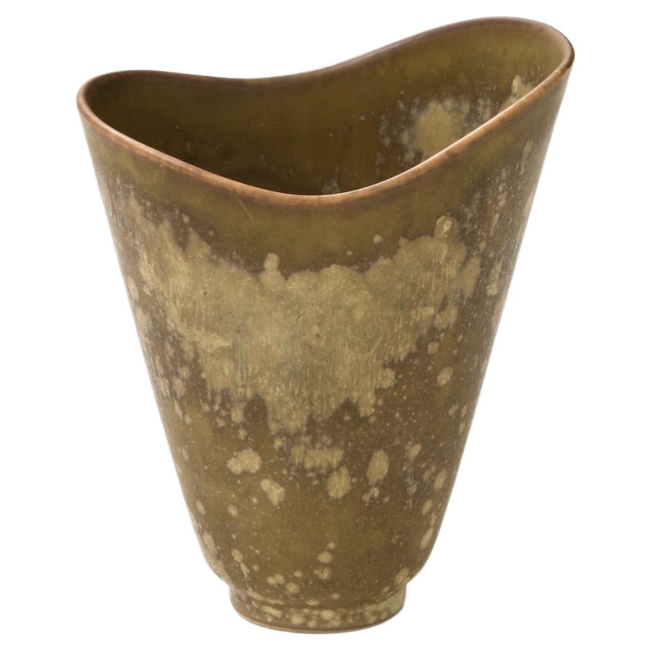 Rare Ceramic Vase by Carl-Harry Stålhane, 1960's For Sale