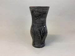 Raro vaso in ceramica di Jean De Lespinasse (1896-1979), Francia, anni '60