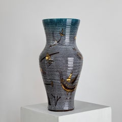 Rare ceramic vase by the potters of Accolay