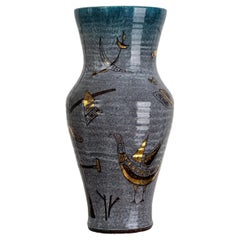 Rare ceramic vase by the potters of Accolay