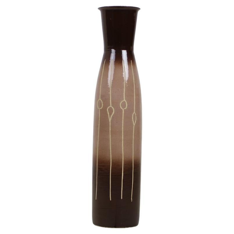 Rare vase en céramique Kraamo Praha, Tchécoslovaquie, 1970