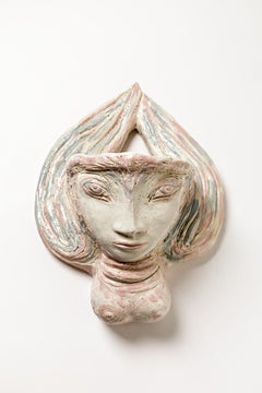 Rare Ceramic Wall Sconce by Vera Szekely, circa 1960- 1970