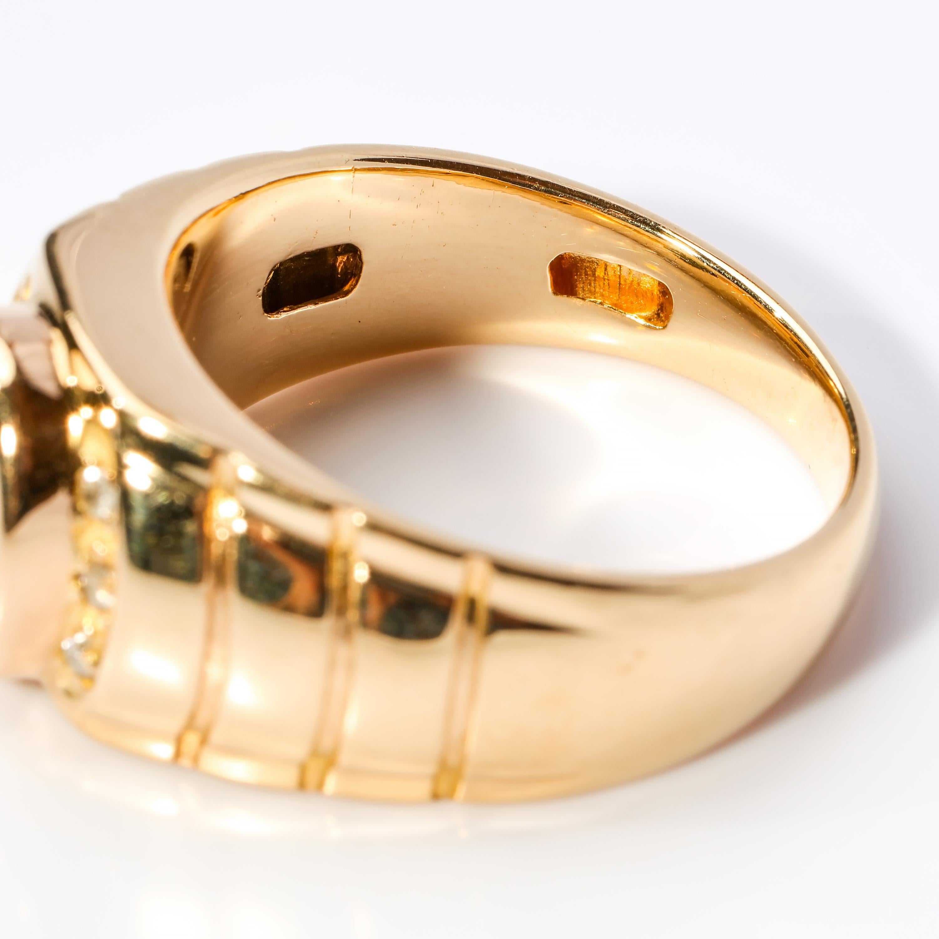 Women's or Men's Rare Certified Fancy Tourmaline Men's Ring