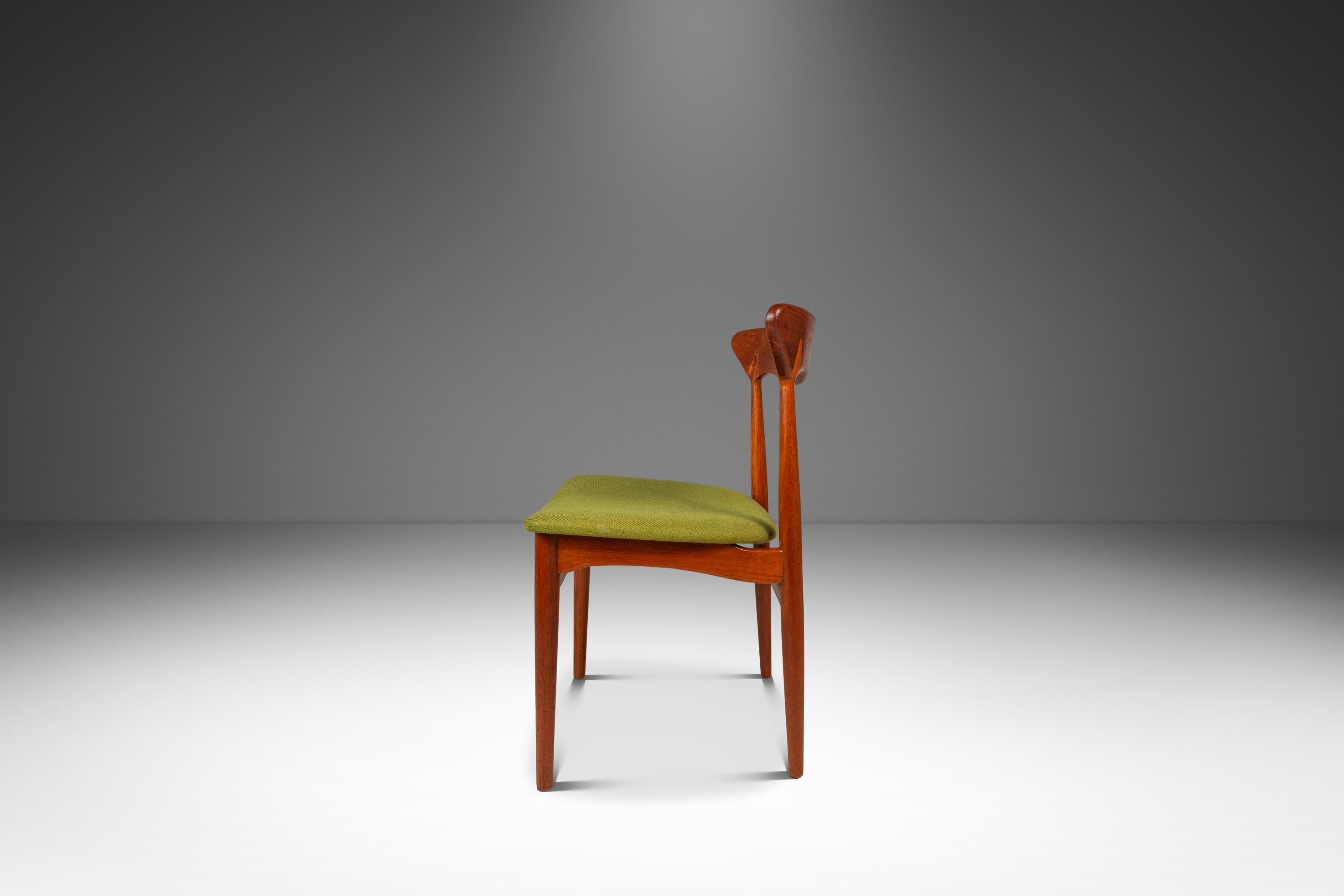 Mid-20th Century Rare Chair Attributed to Knud Færch for Slagelse Møbelvaerk, Denmark, c. 1960s For Sale