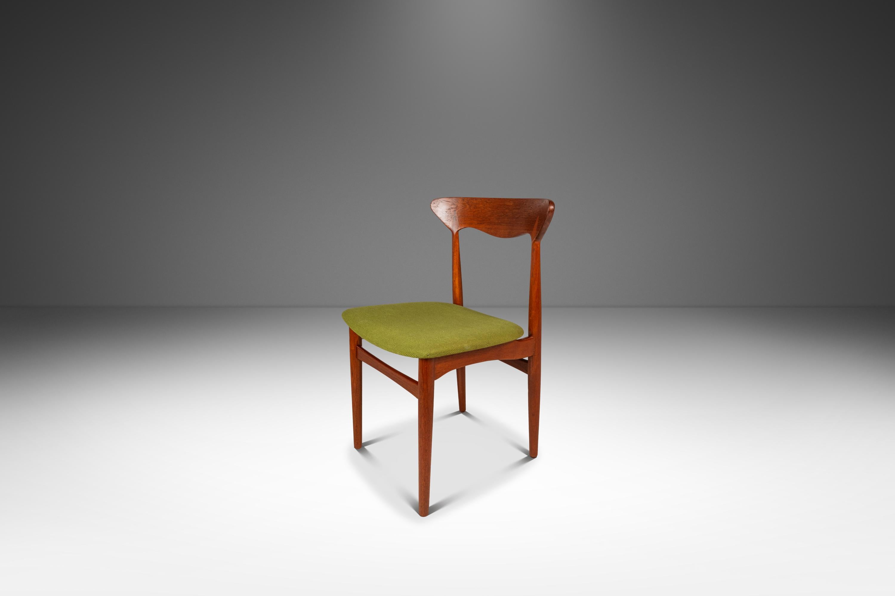 Teak Rare Chair Attributed to Knud Færch for Slagelse Møbelvaerk, Denmark, c. 1960s For Sale