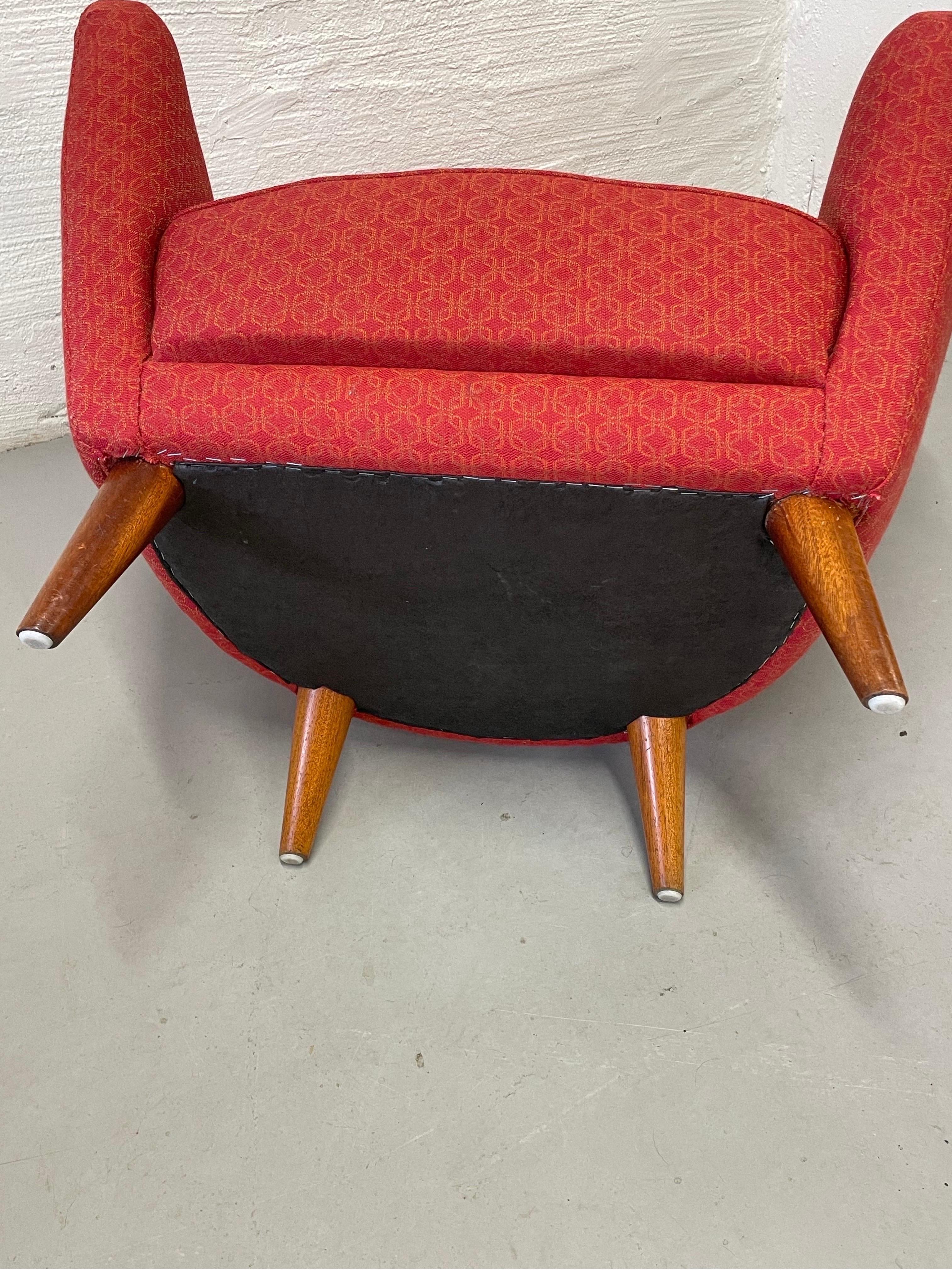 Mid- Century Modern chair by Fredrik Kayser, modell 2010, Norwegian, 1952 For Sale 8