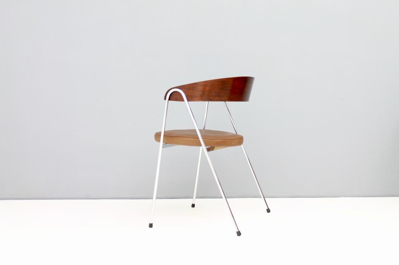 Mid-Century Modern Rare Chair by Roland Rainer, Austria, 1965 For Sale