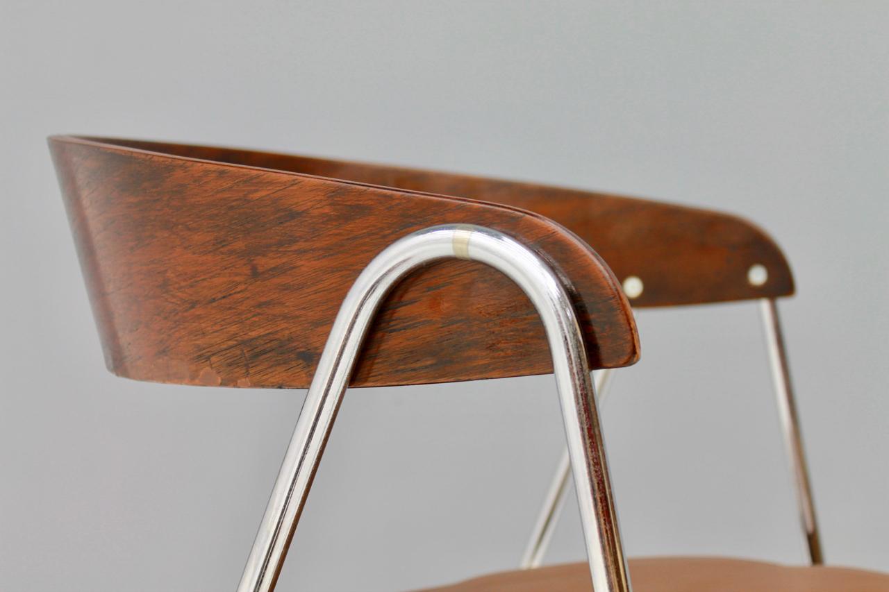 Rare Chair by Roland Rainer, Austria, 1965 In Good Condition For Sale In Frankfurt / Dreieich, DE