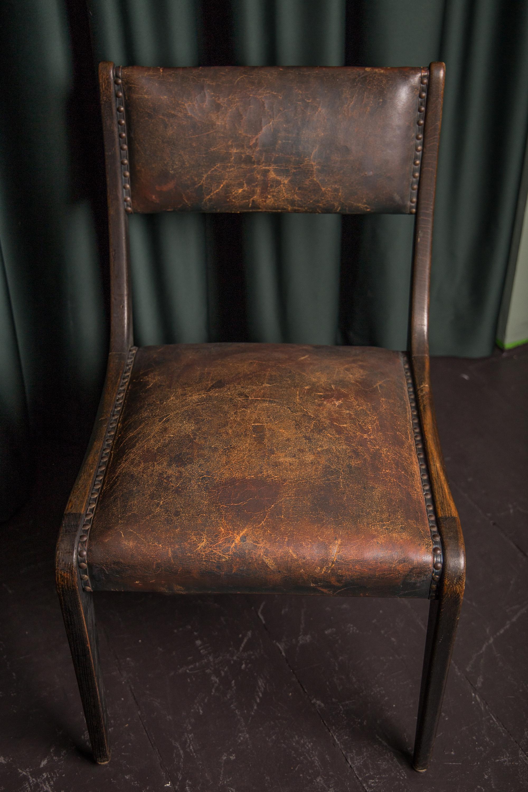 German Rare Chair from the Cabinet of the Deutscher Bundestag, circa 1949 For Sale