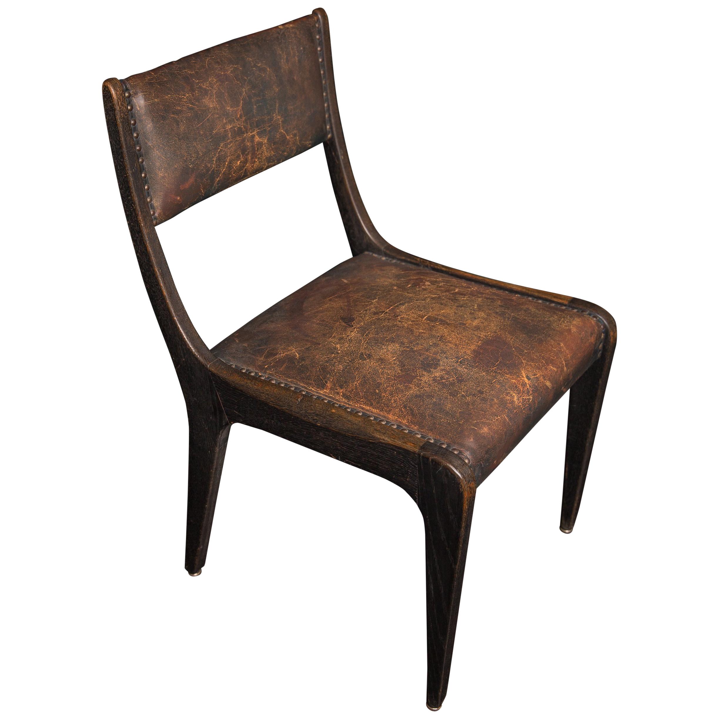 Rare Chair from the Cabinet of the Deutscher Bundestag, circa 1949 For Sale
