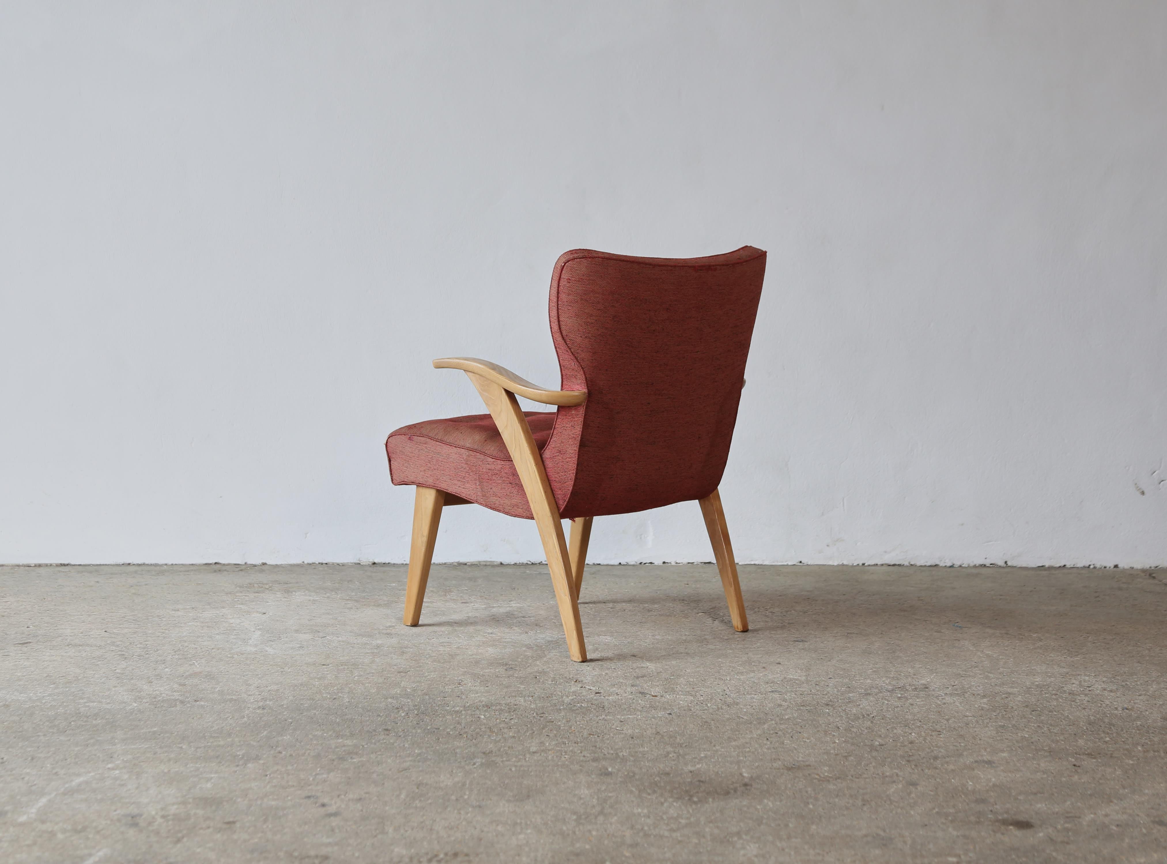 Rare Chair from the Gio Ponti designed sunken 1950s Andrea Doria Ocean Liner For Sale 9