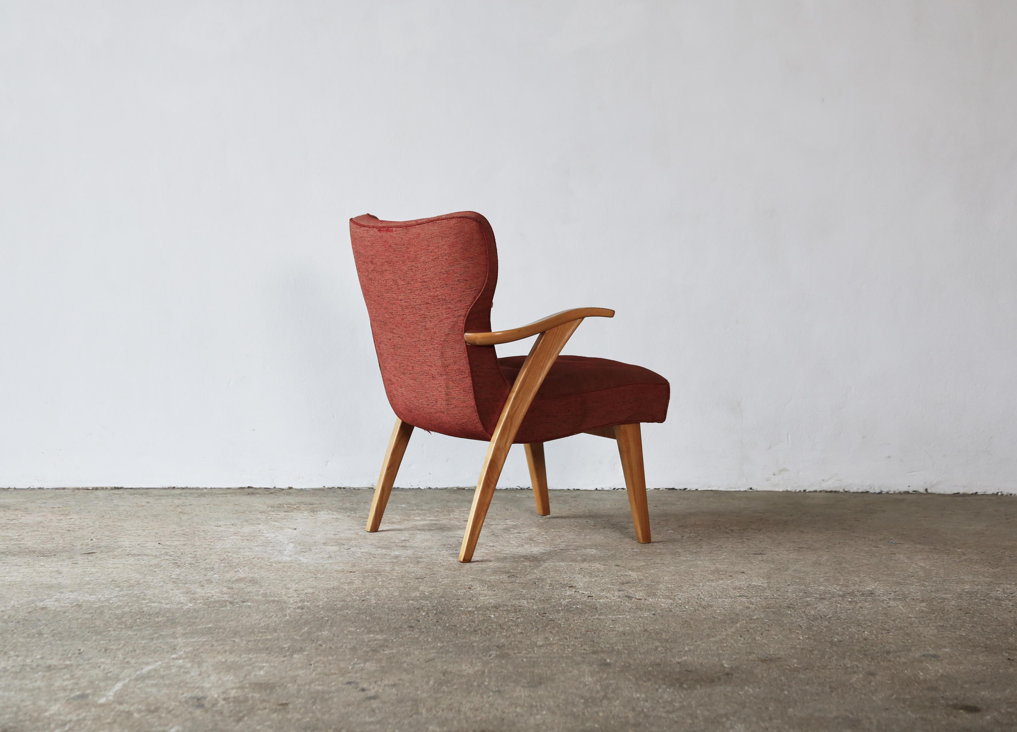 Rare Chair from the Gio Ponti designed sunken 1950s Andrea Doria Ocean Liner For Sale 10