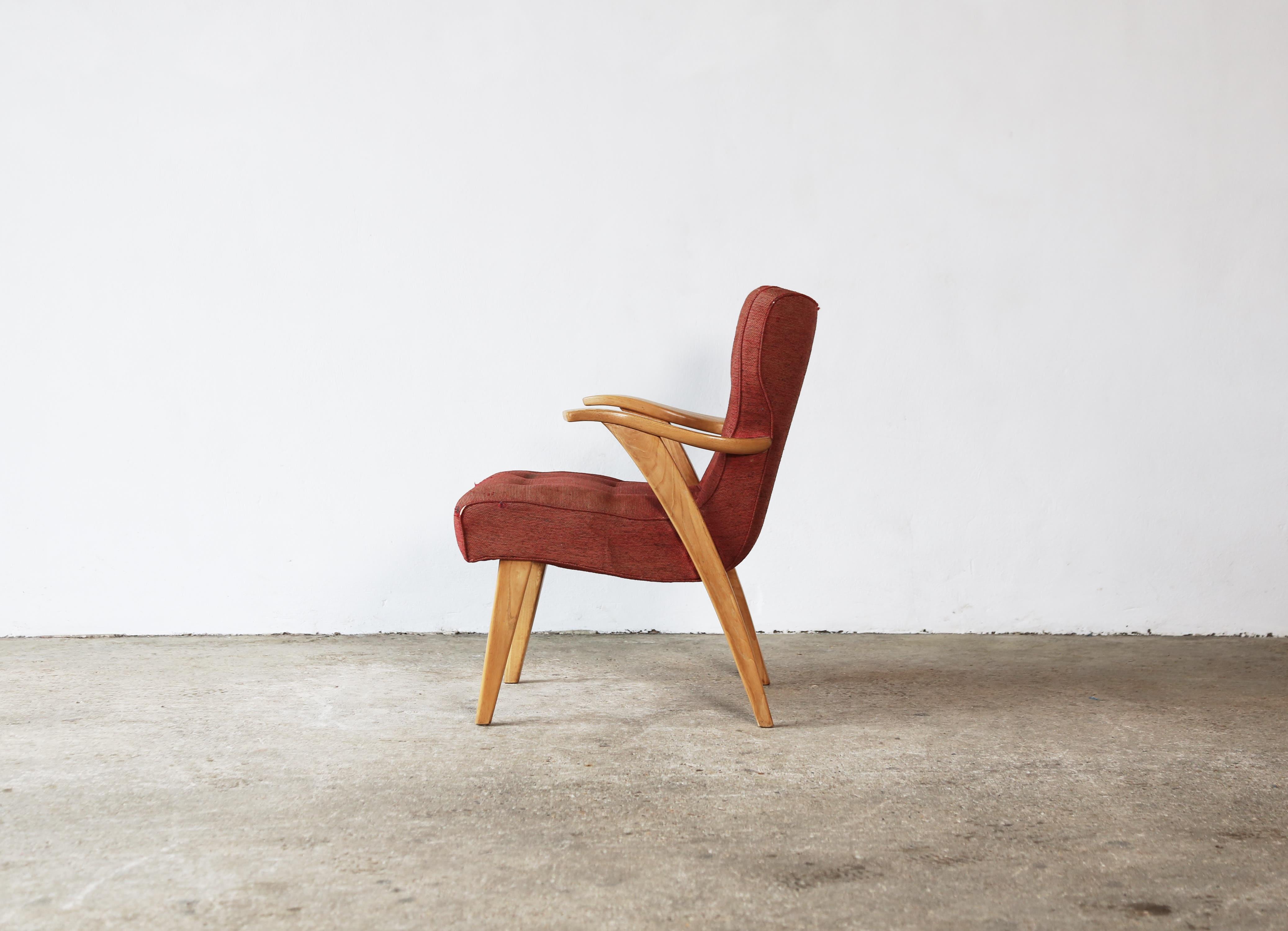 Rare Chair from the Gio Ponti designed sunken 1950s Andrea Doria Ocean Liner For Sale 11
