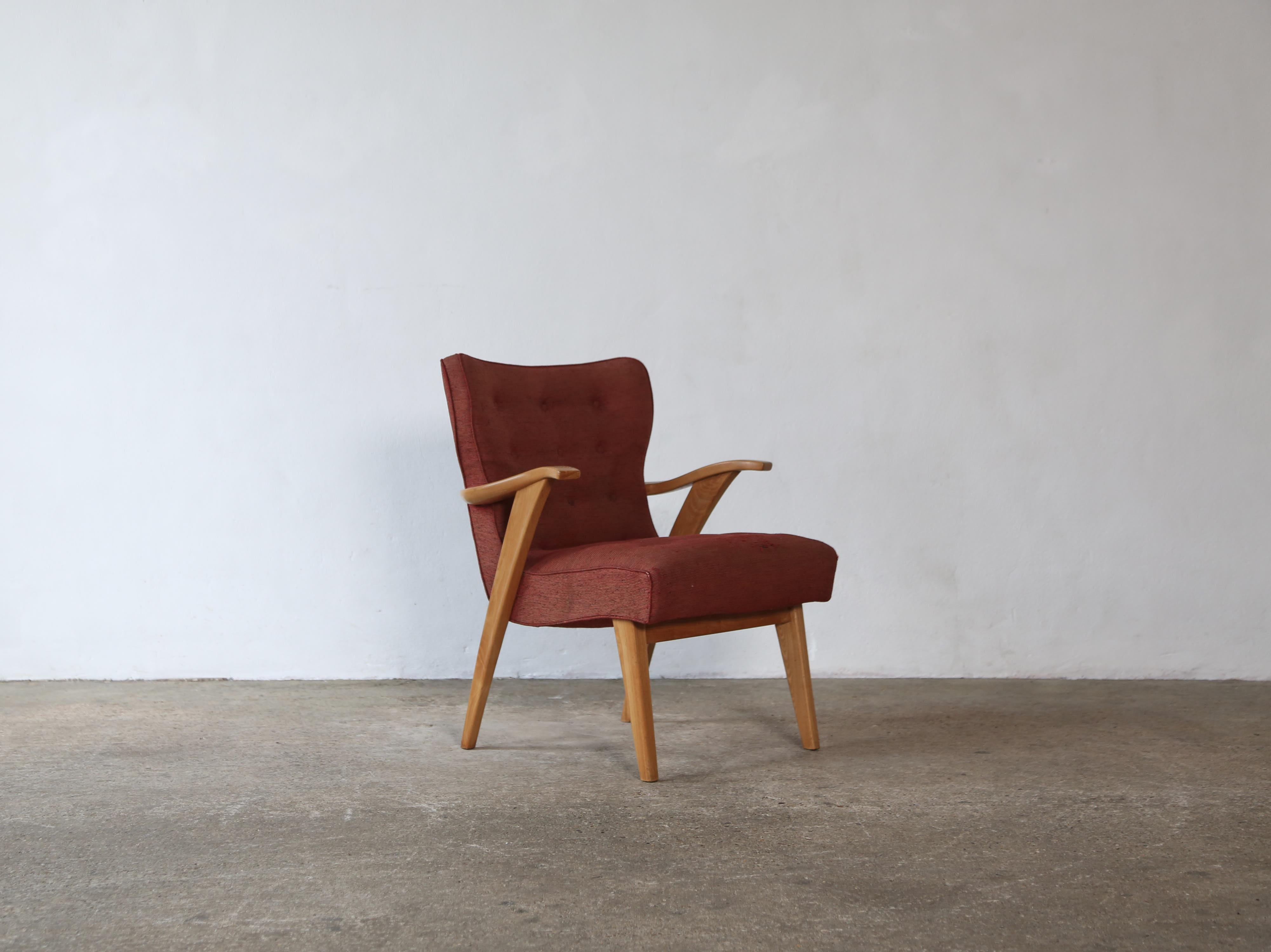 Italian Rare Chair from the Gio Ponti designed sunken 1950s Andrea Doria Ocean Liner For Sale