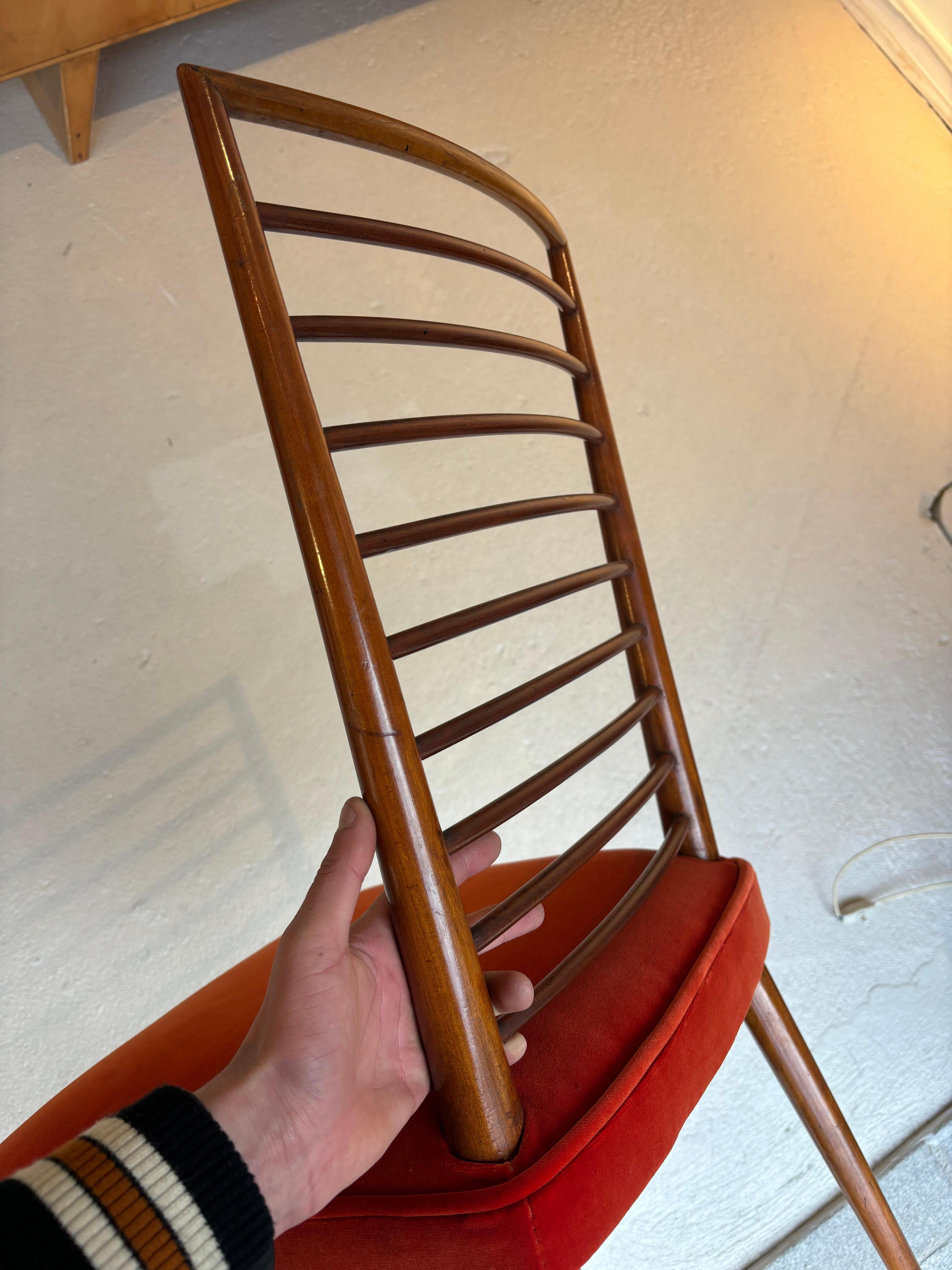 Rare chairs by Joaquim Tenreiro For Sale 3
