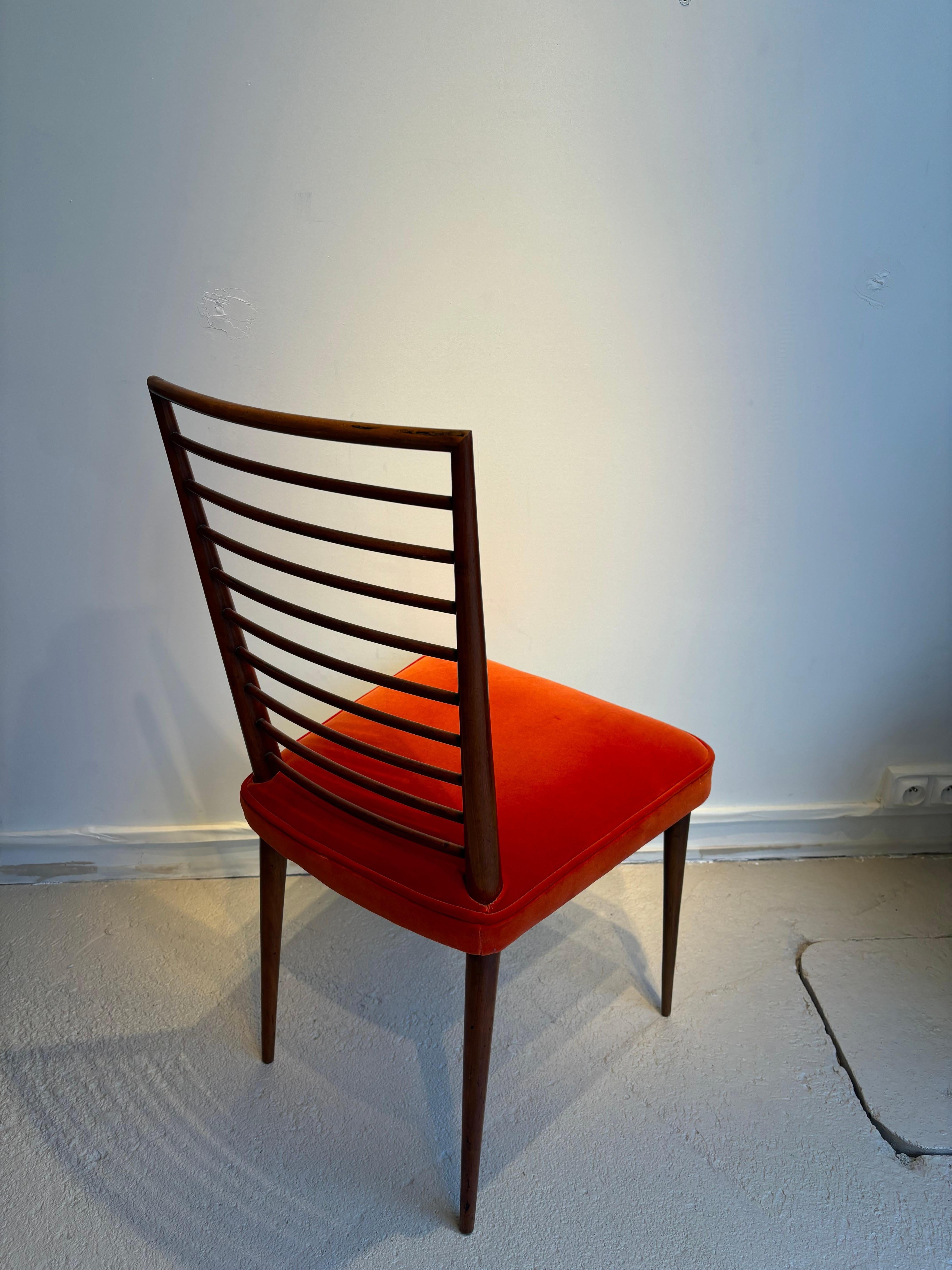 Mid-20th Century Rare chairs by Joaquim Tenreiro For Sale