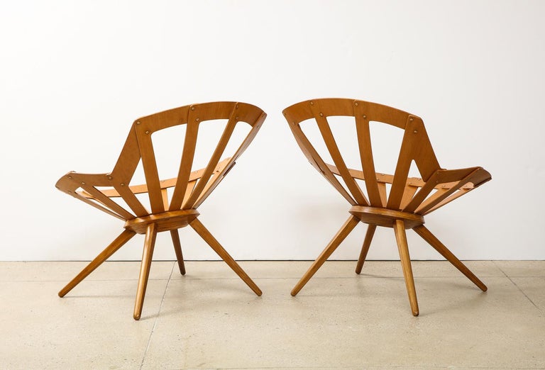 Rare Chairs by Vittorio Gregotti, Lodovico Meneghetti & Giotto Stoppino For Sale 3
