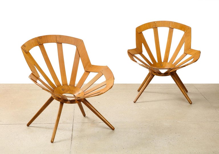 Rare Chairs by Vittorio Gregotti, Lodovico Meneghetti & Giotto Stoppino For Sale 5