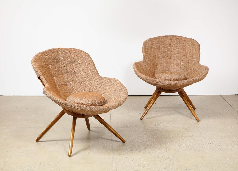 Mid-Century Modern Rare Chairs by Vittorio Gregotti, Lodovico Meneghetti & Giotto Stoppino For Sale