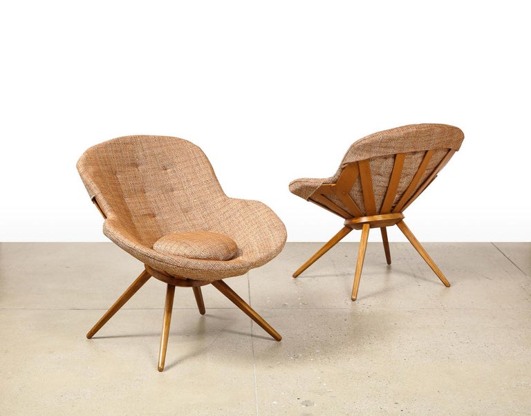 Hand-Crafted Rare Chairs by Vittorio Gregotti, Lodovico Meneghetti & Giotto Stoppino For Sale