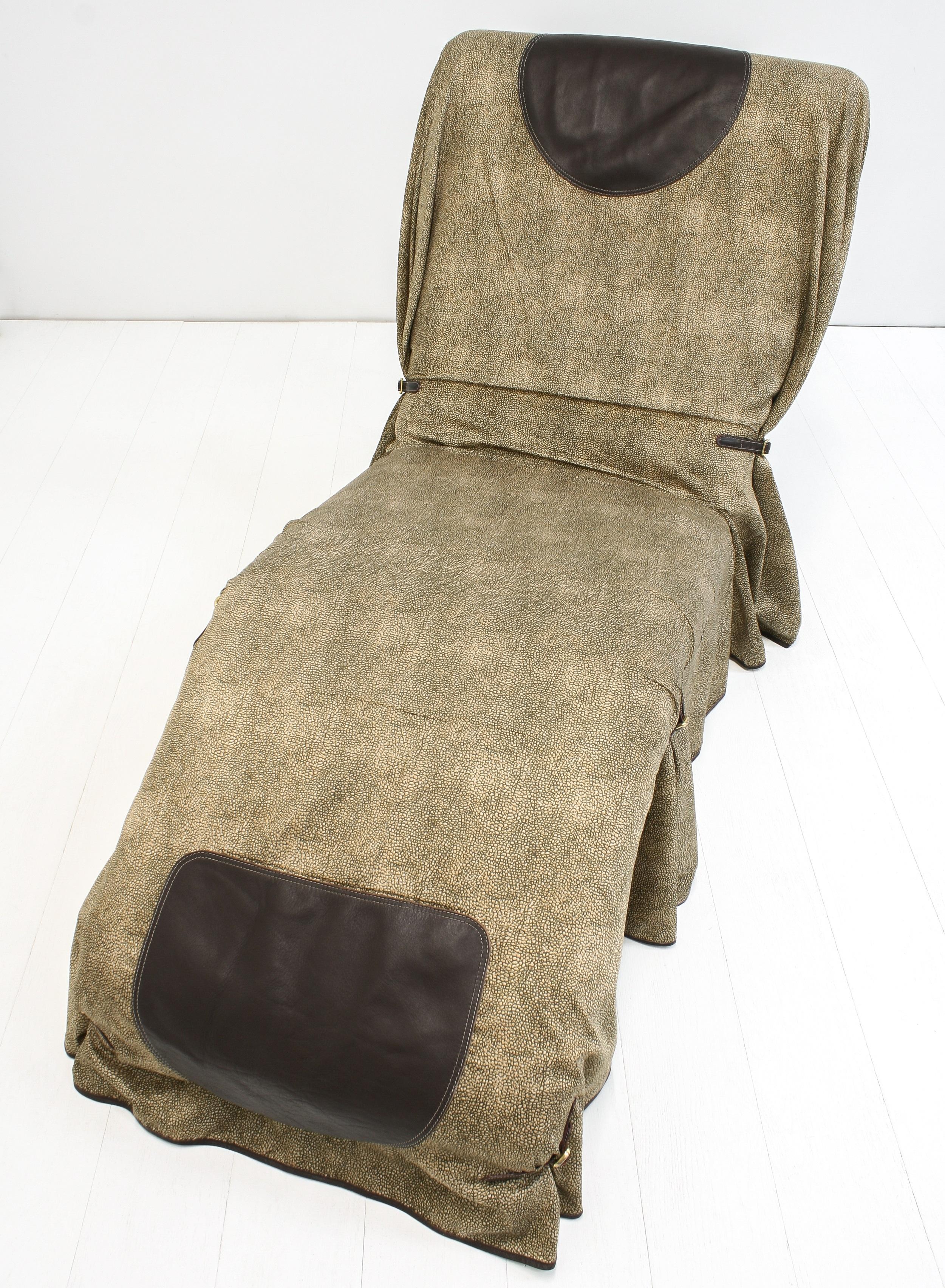 Rara Chaise Lounge di Redwall per Borbonese e Rossi di Albizzate, anni '80 In condizioni buone in vendita a Izegem, VWV