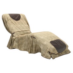 Rara Chaise Lounge di Redwall per Borbonese e Rossi di Albizzate, anni '80