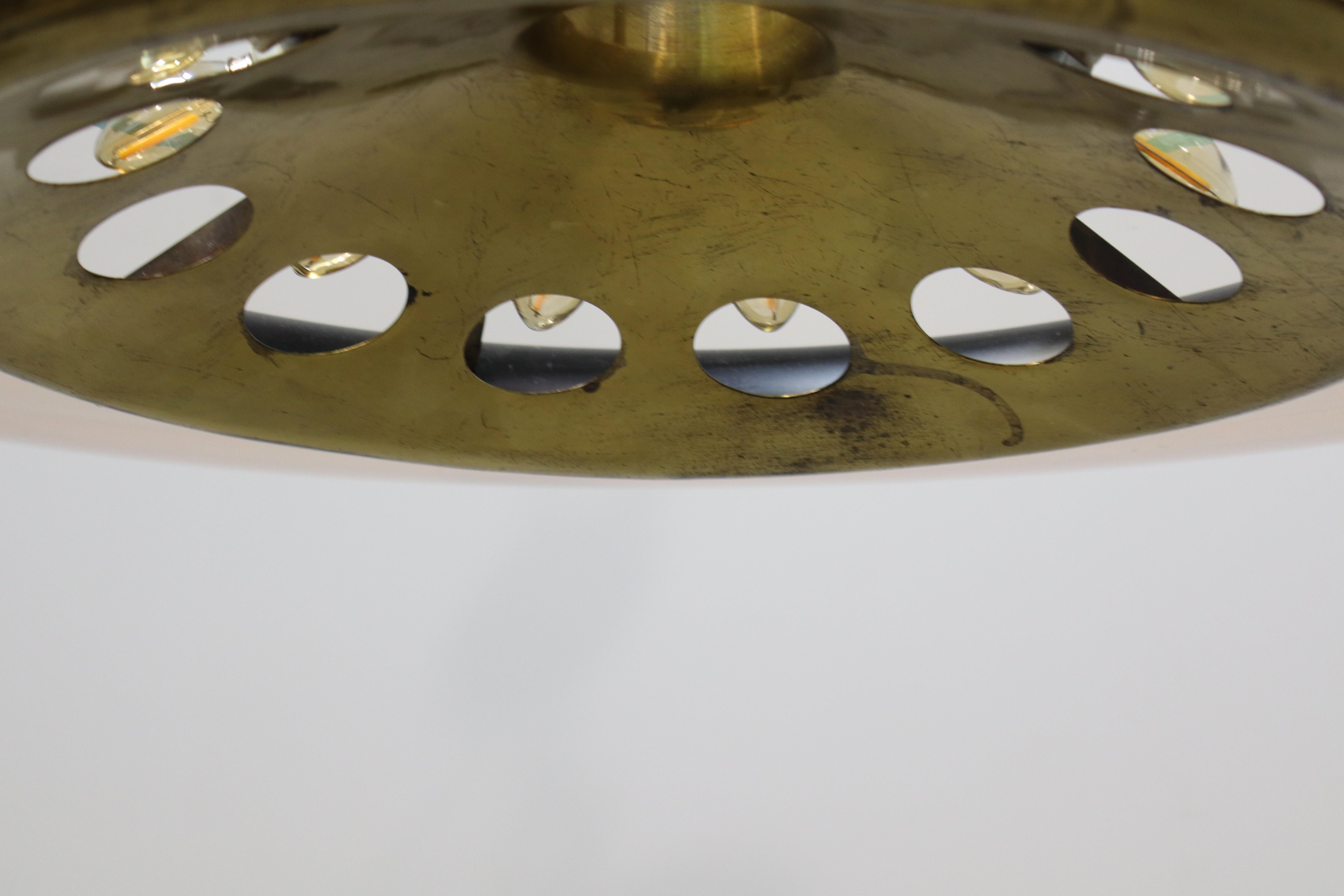 Rare Chandelier 1508 by Max Ingrand for Fontana Arte im Angebot 8