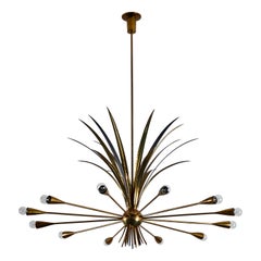 Rare Chandelier by Angelo Lelli for Arredoluce