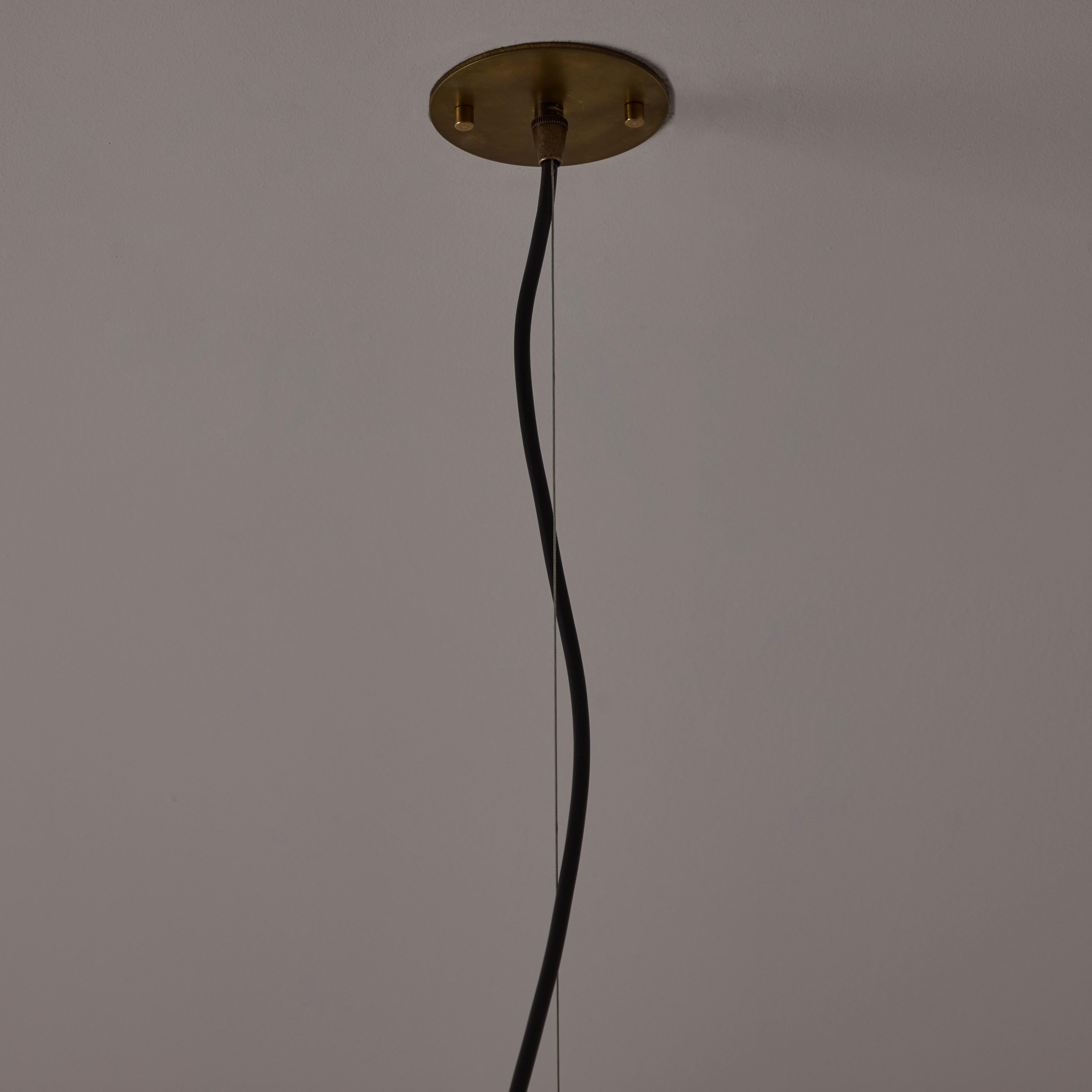 Rare Chandelier by Giampiero Aloi for Stilnovo For Sale 7