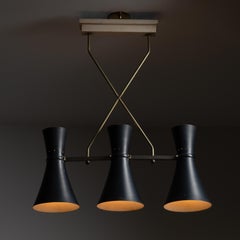 Rare Chandelier by Jacques Biny for Luminalite