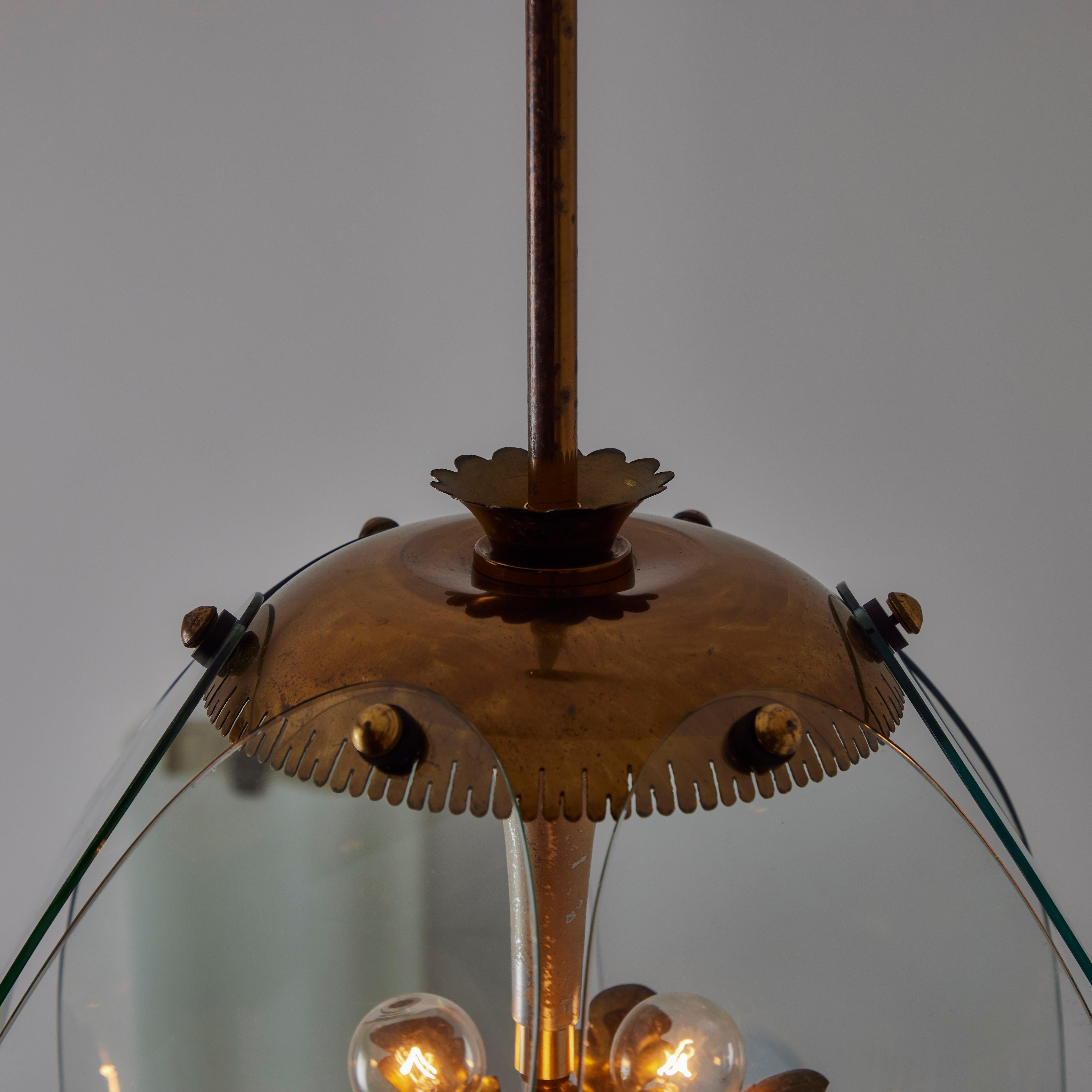 20th Century Rare Chandelier by Pietro Chiesa for Fontana Arte For Sale