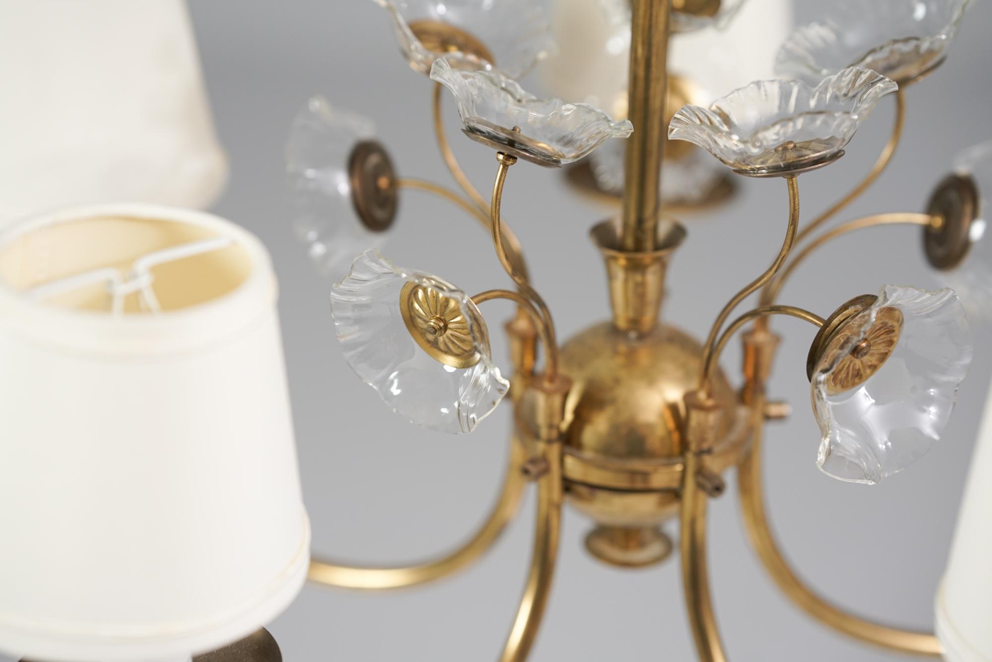 Rara lámpara de araña, Lisa Johansson-Pape, década de 1940 Finlandés en venta