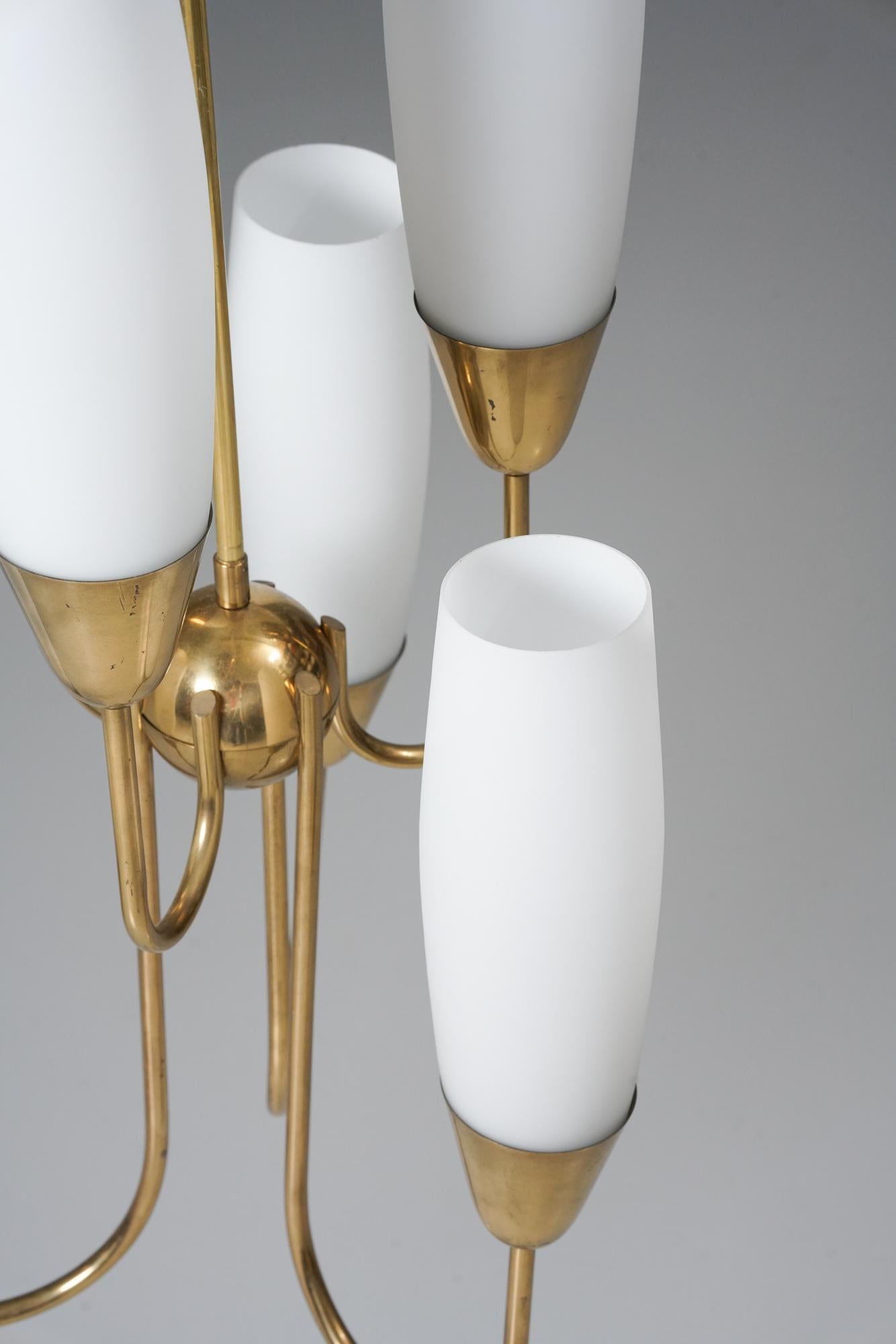 Finlandese Raro lampadario modello ER 98/6, Itsu Oy, anni '60 in vendita