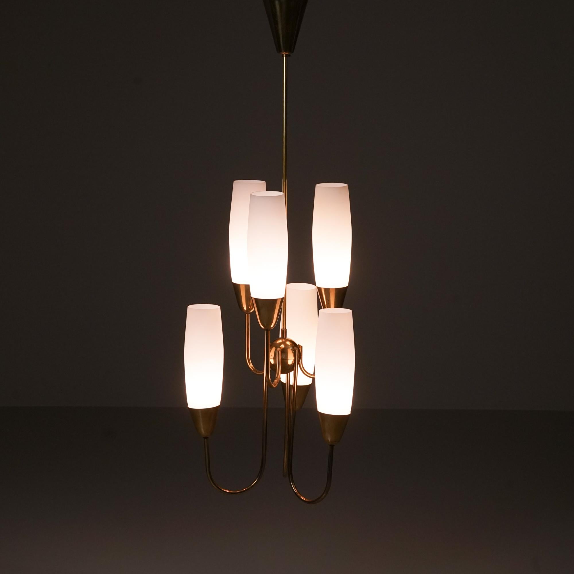 Raro lampadario modello ER 98/6, Itsu Oy, anni '60 in vendita 1