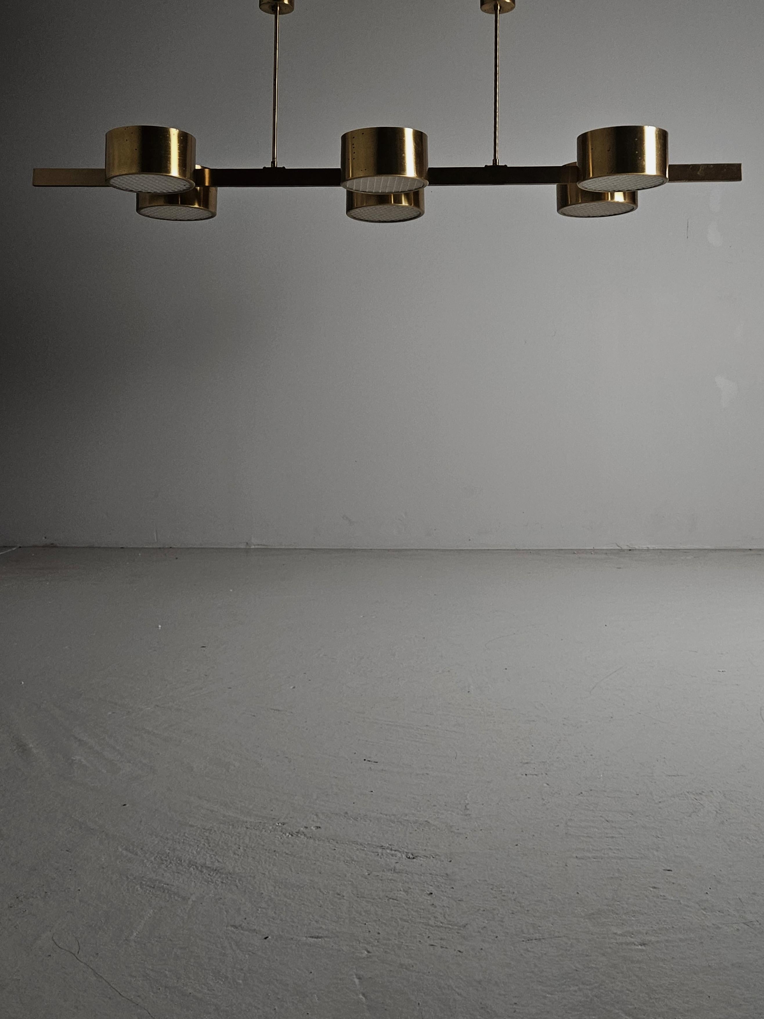 Rara lámpara de araña 'T261/6' de Hans-Agne Jakobsson, Suecia, años 60 en venta 6