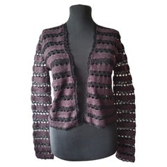 Rare! Chanel 02A 2002 / 2003 Fall / winter RTW cardigan / top runway