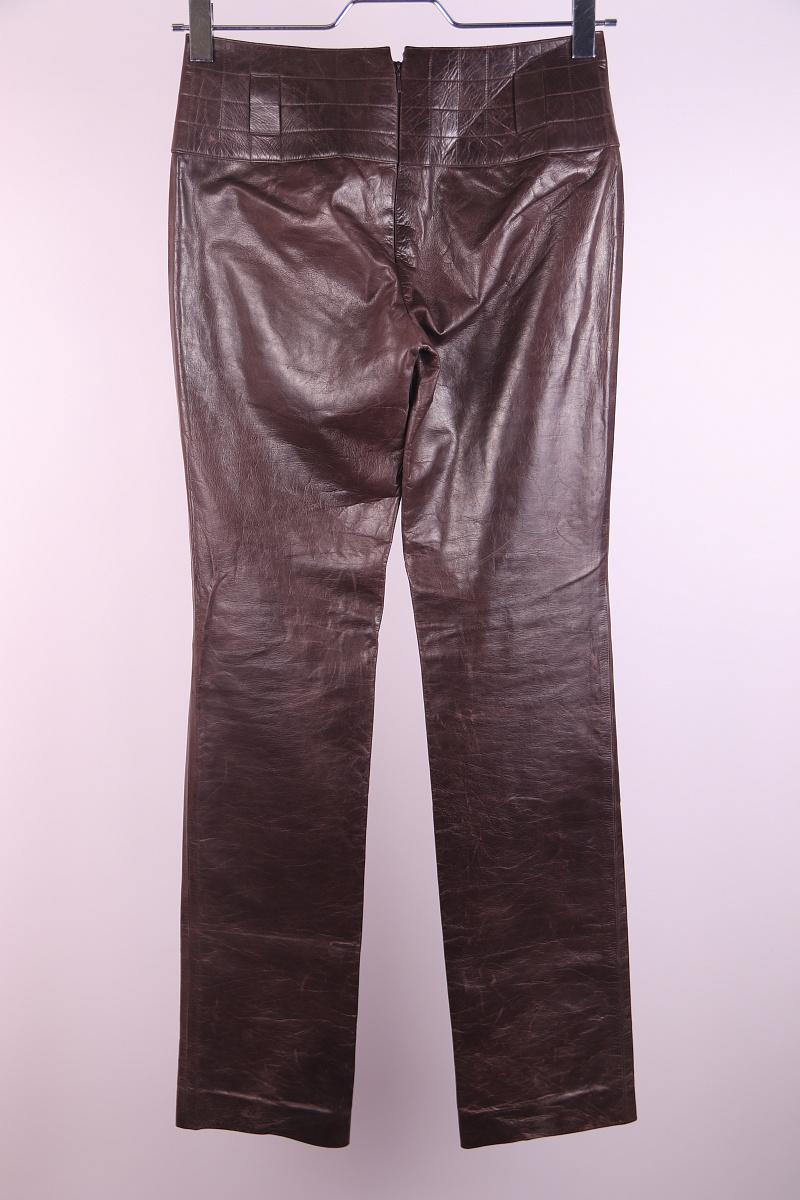Rare! Chanel 02A 2002 / 2003 Fall / winter RTW leather pantsuit runway In Good Condition For Sale In Алматинский Почтамт, KZ