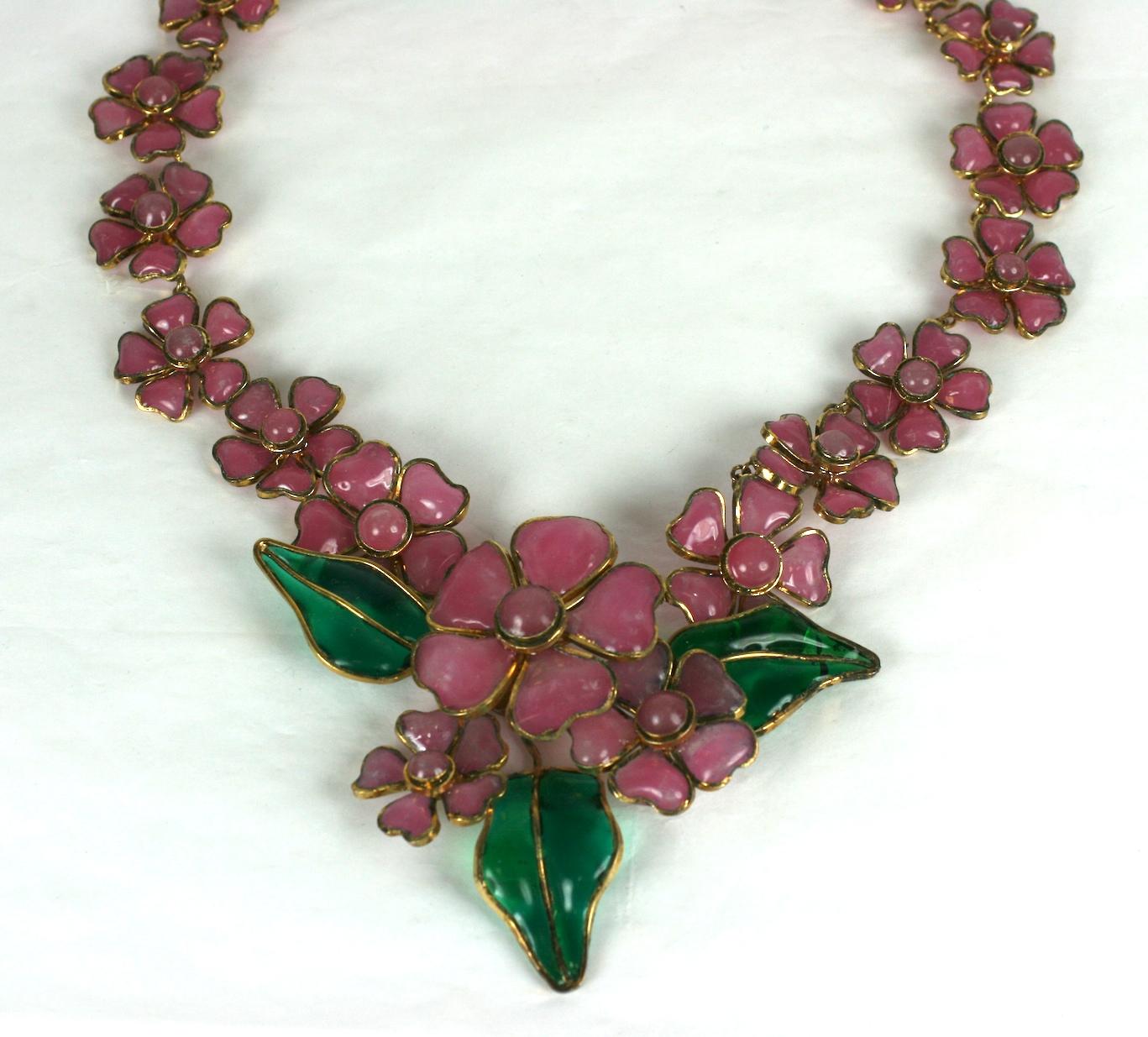 Rare Chanel 1938 Revival Flower Parure In Excellent Condition For Sale In New York, NY