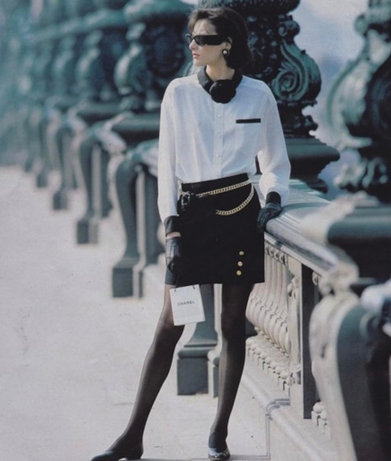 Seltene Chanel 1988 Vintage-Sonnenbrille für Flieger Piloten  im Angebot 4
