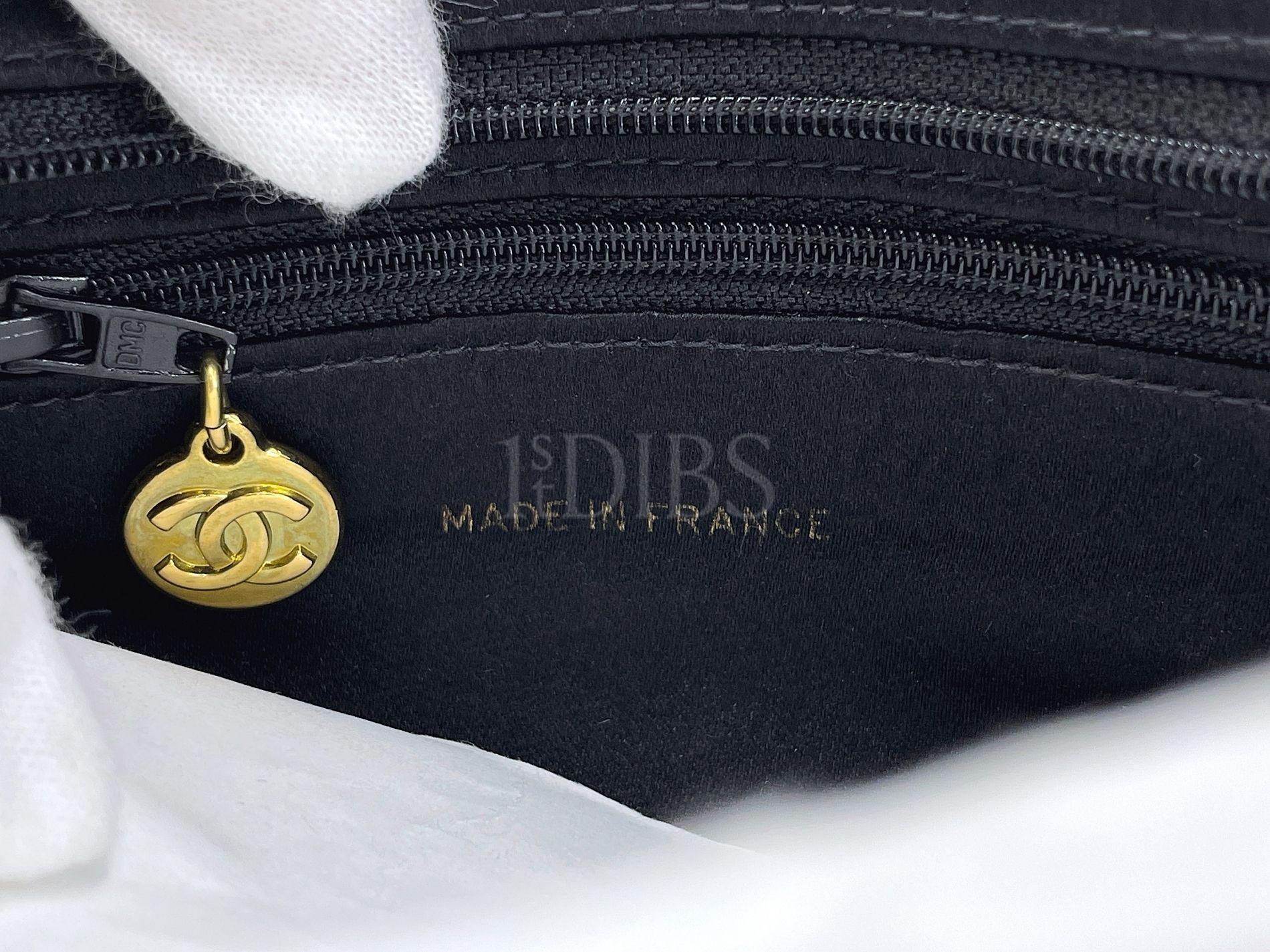 Rare Chanel 1994 Miniature Caged Silk Evening Bag 24k GHW 68049 For Sale 5