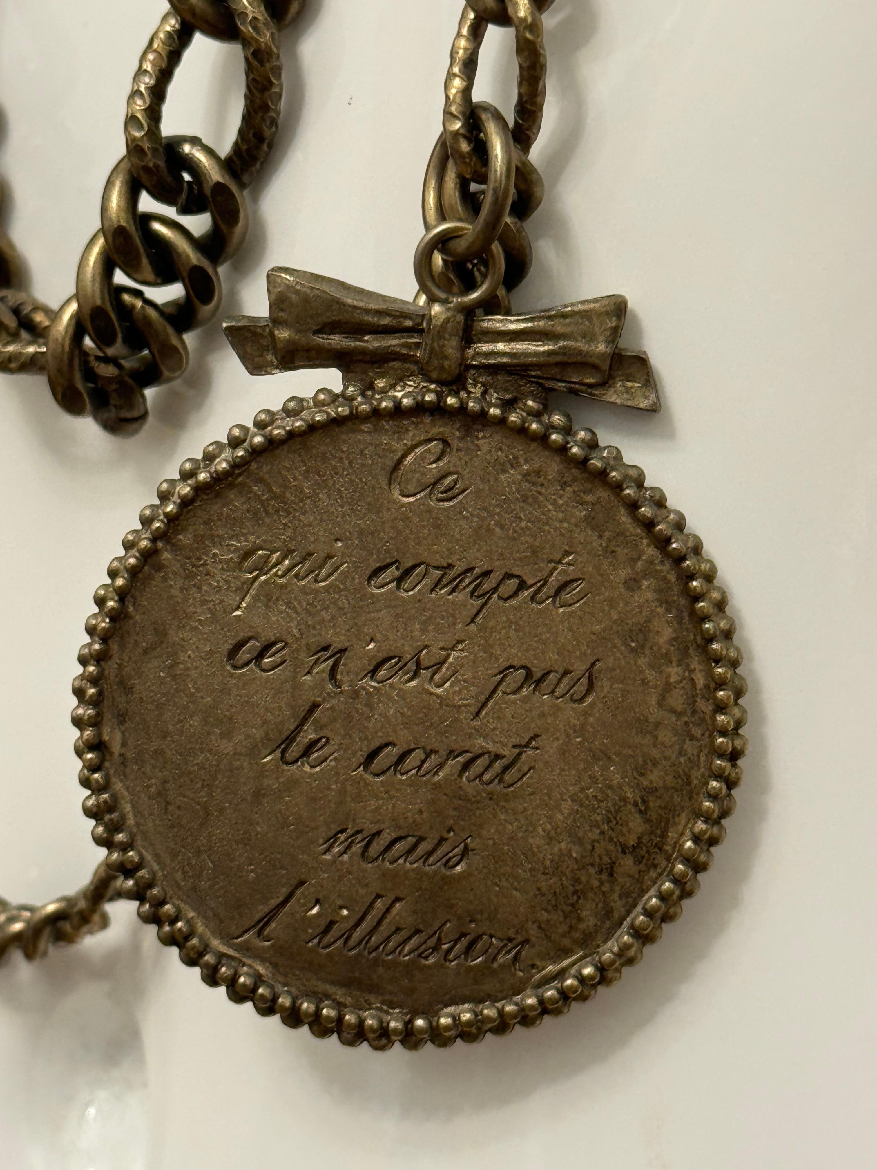 Rare Chanel 2005 the devil wears Prada multi strand sautoir necklace in vendita 15