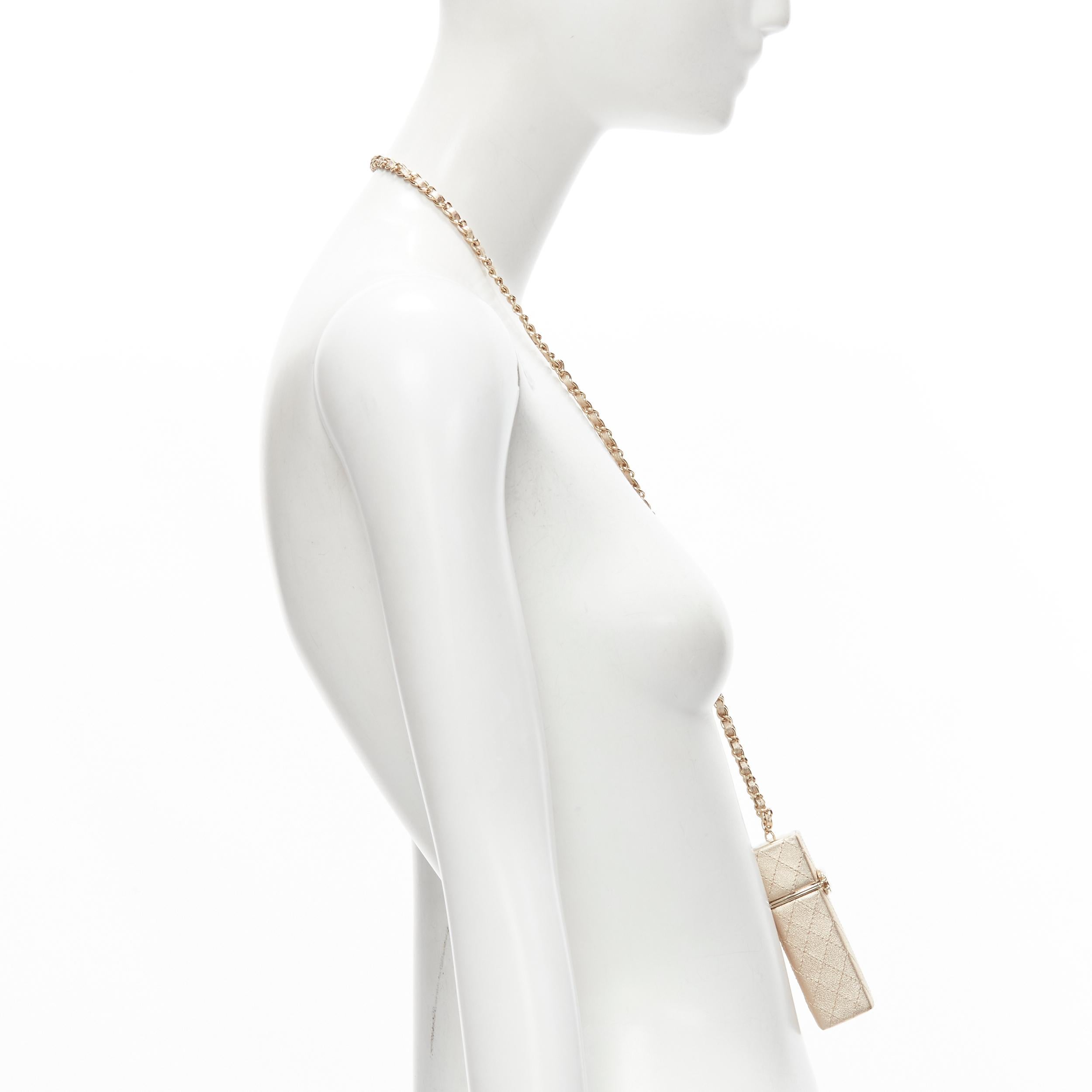 dior gold lipstick case