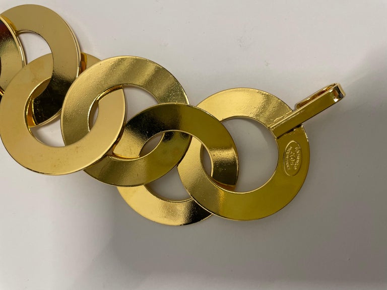 Rare Vintage Karl Lagerfeld Paris charm gold belt Belt Karl Lagerfeld | eBay main image 3