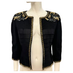Rara giacca con ricamo della passerella Chanel by Karl Lagerfeld A/I 2006