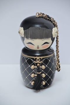 Rare Chanel China Doll  Minaudière  Handbag Clutch Paris- Shanghai Collection