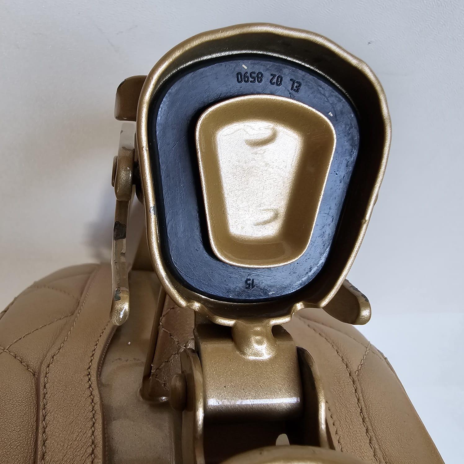 Rare Chanel Cruise 2015 Gold Night Gas Tank Jerry Can Accessory Bag For Sale 13