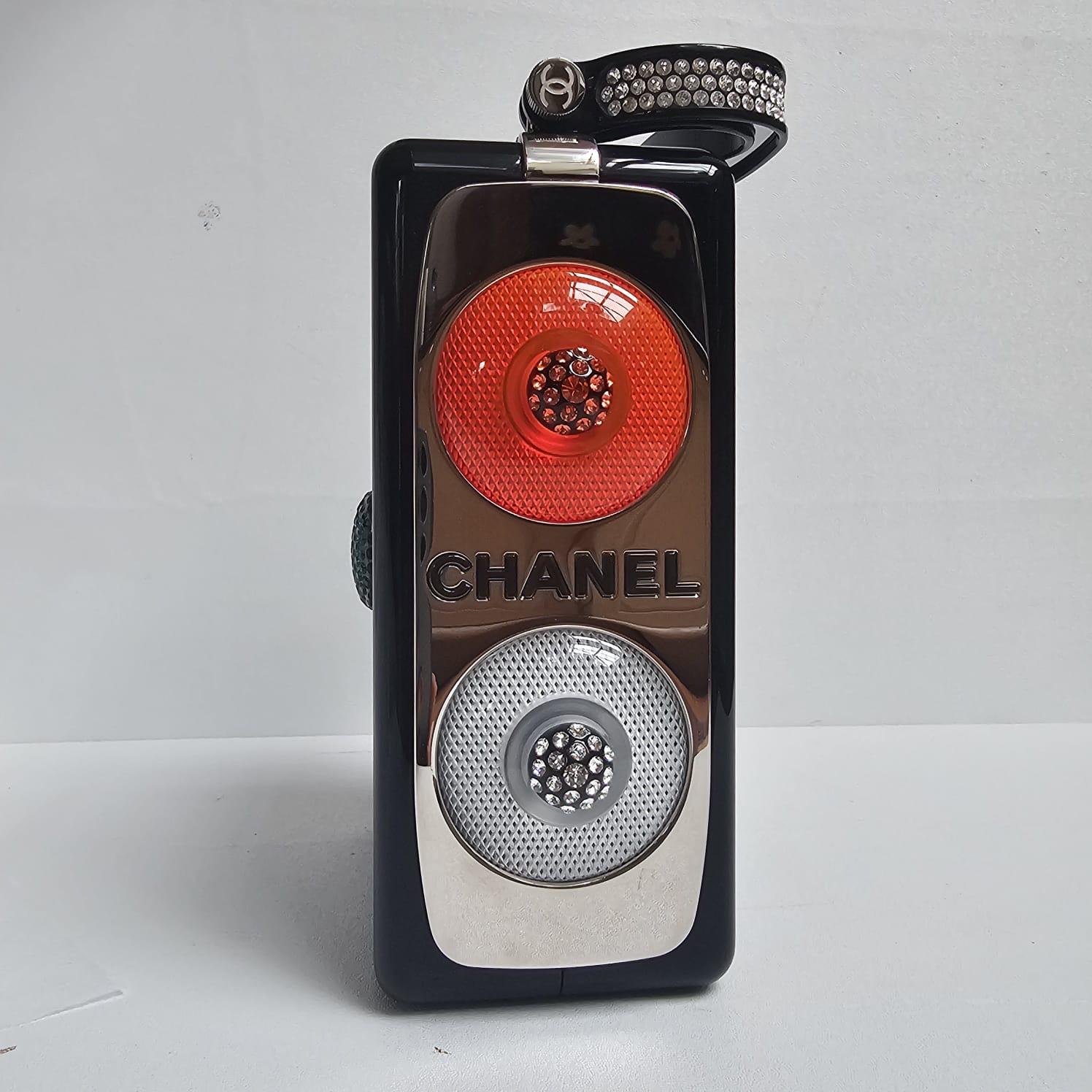 Rare Chanel Cruise 2020 Traffic Light Minaudiere Bag For Sale 2