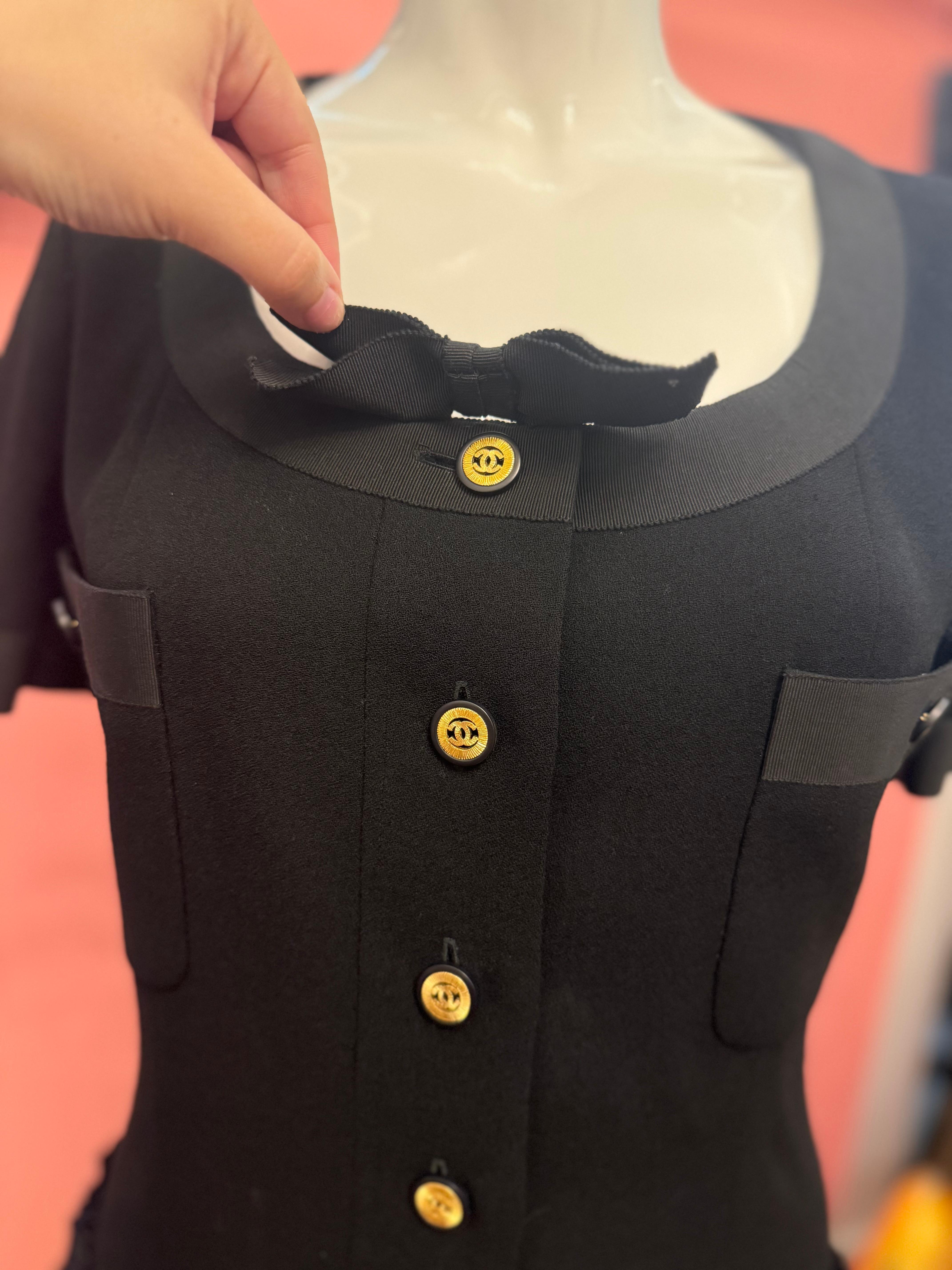 Seltene Chanel F/W 1991 HIP HOP Kollektion Laufsteg Kleid Damen im Angebot